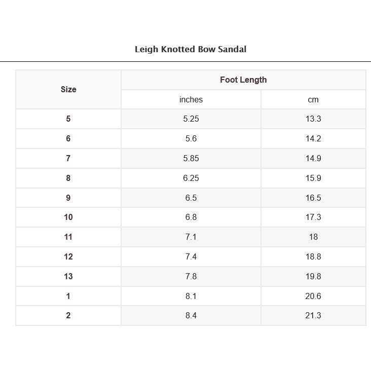 Leigh Knotted Bow Sandal
