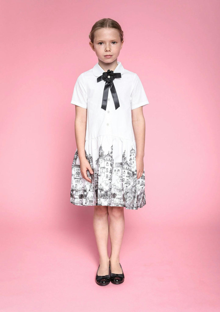 Isabella (white/prints)