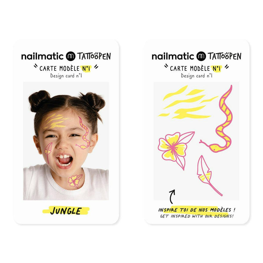 Tattoo Pen Set for Kids JUNGLE