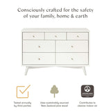 Babyletto Palma 7-Drawer Wide Assembled Dresser (53")