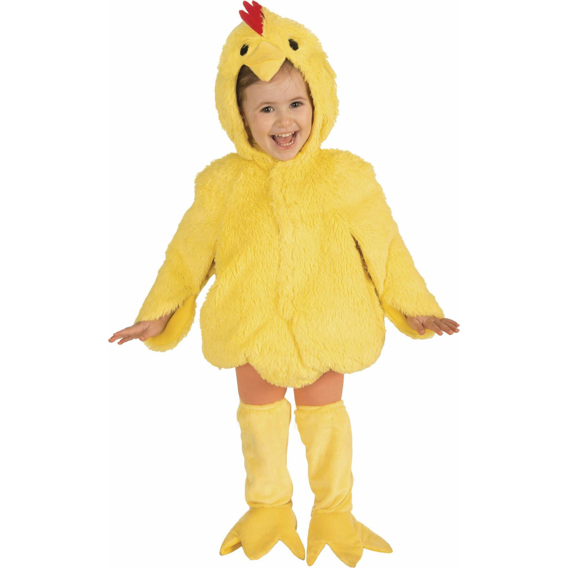 Yellow Plush Little Chick Costume for Toddlers