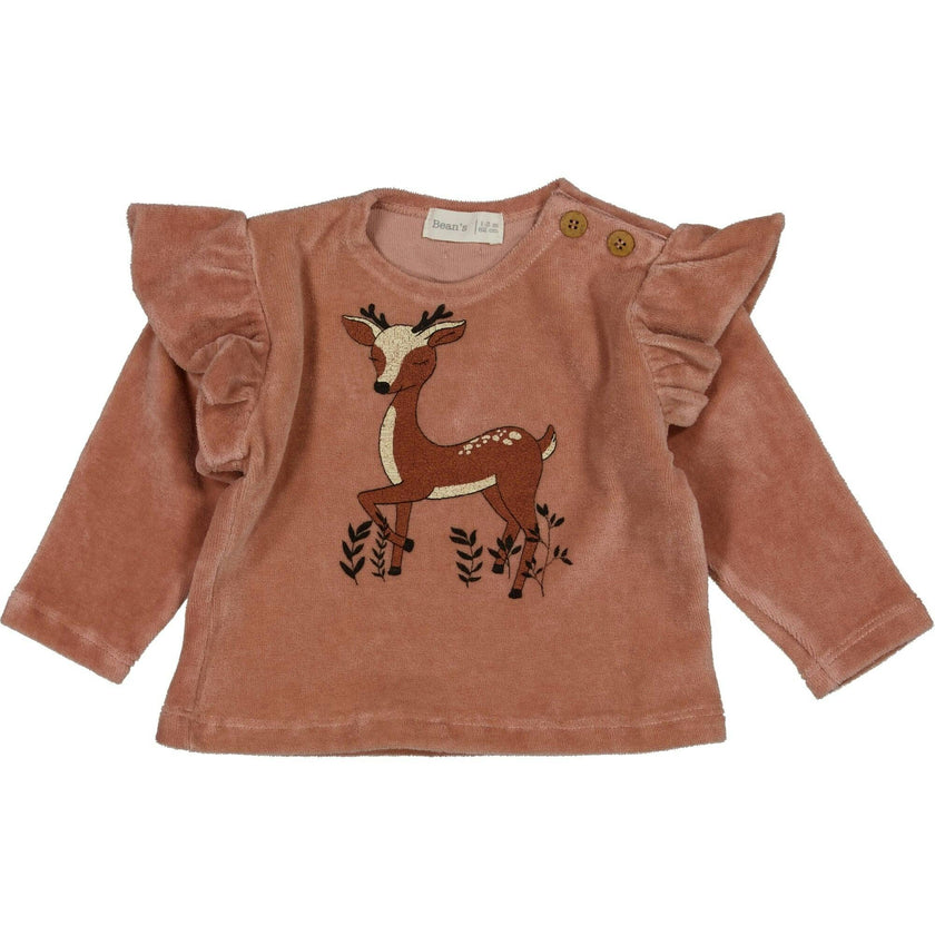 Deer Graphic Pullover Sweater