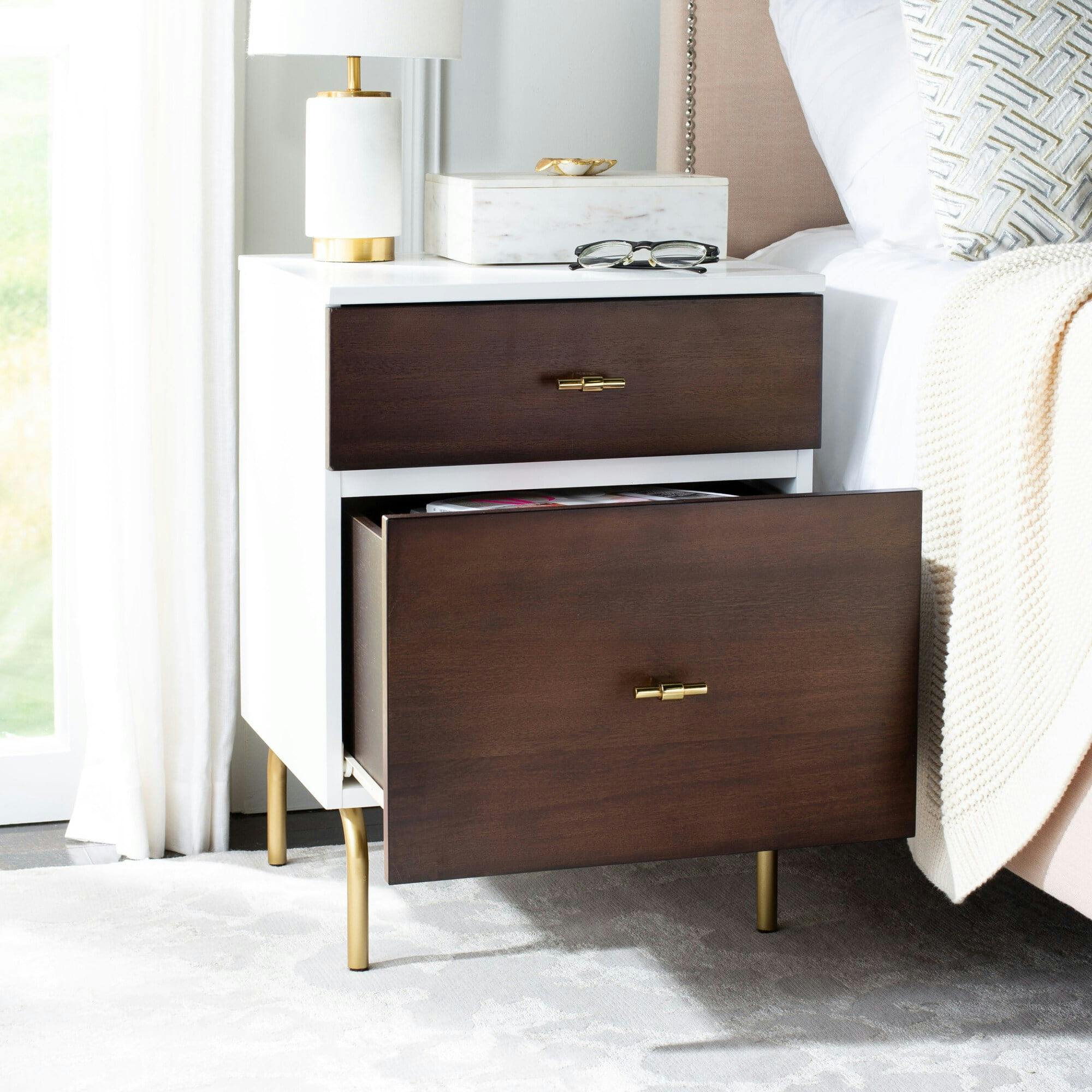 Genevieve 2 Drawer Nightstand