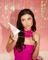Pastel Party Hats - 13 glitter paper hats