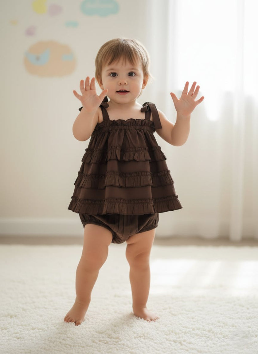 Nia Dress Chocolate