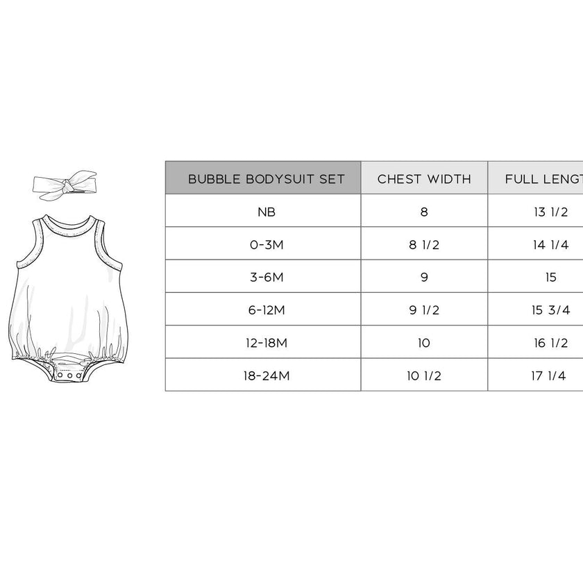 Baby Girl Bubble Bodysuit Set