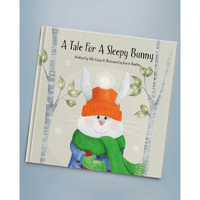 A Tale For A Sleepy with Personalized Little Grey Soft Toy