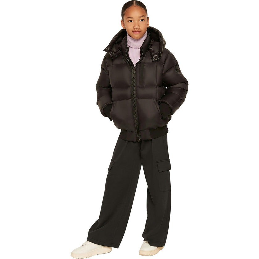 MOOSE KNUCKLES 125th Street Bomber Jacket - Black