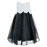 Black Menorca Polka Dot Dress