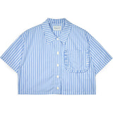 Mipounet SS26 Sia Popelin, Shirt Ecru Blue