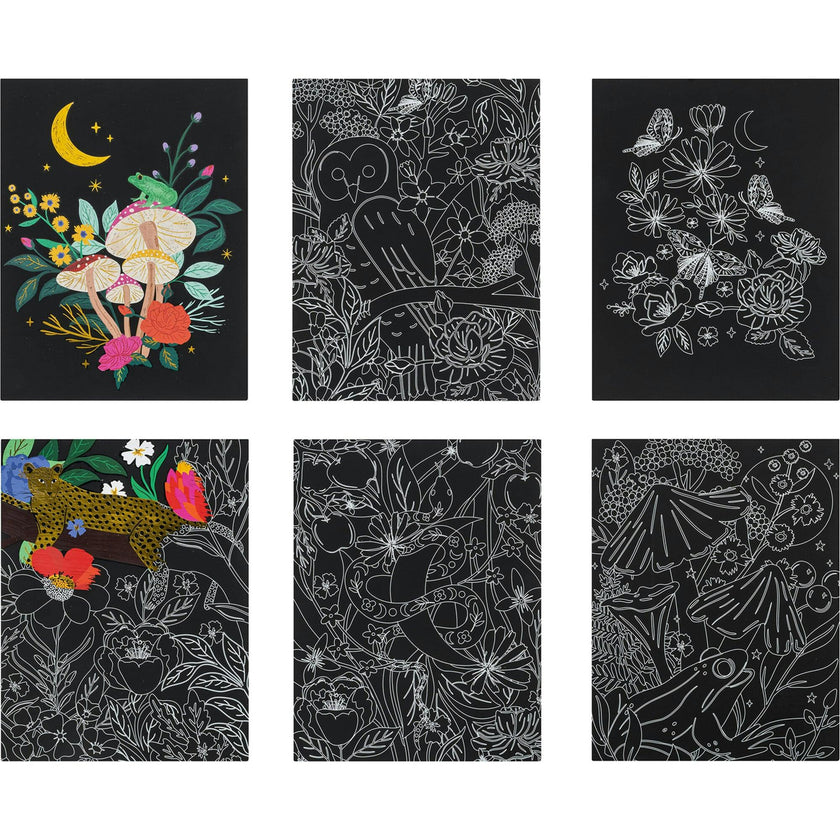 Scratch Art Kit: Mythical Animals