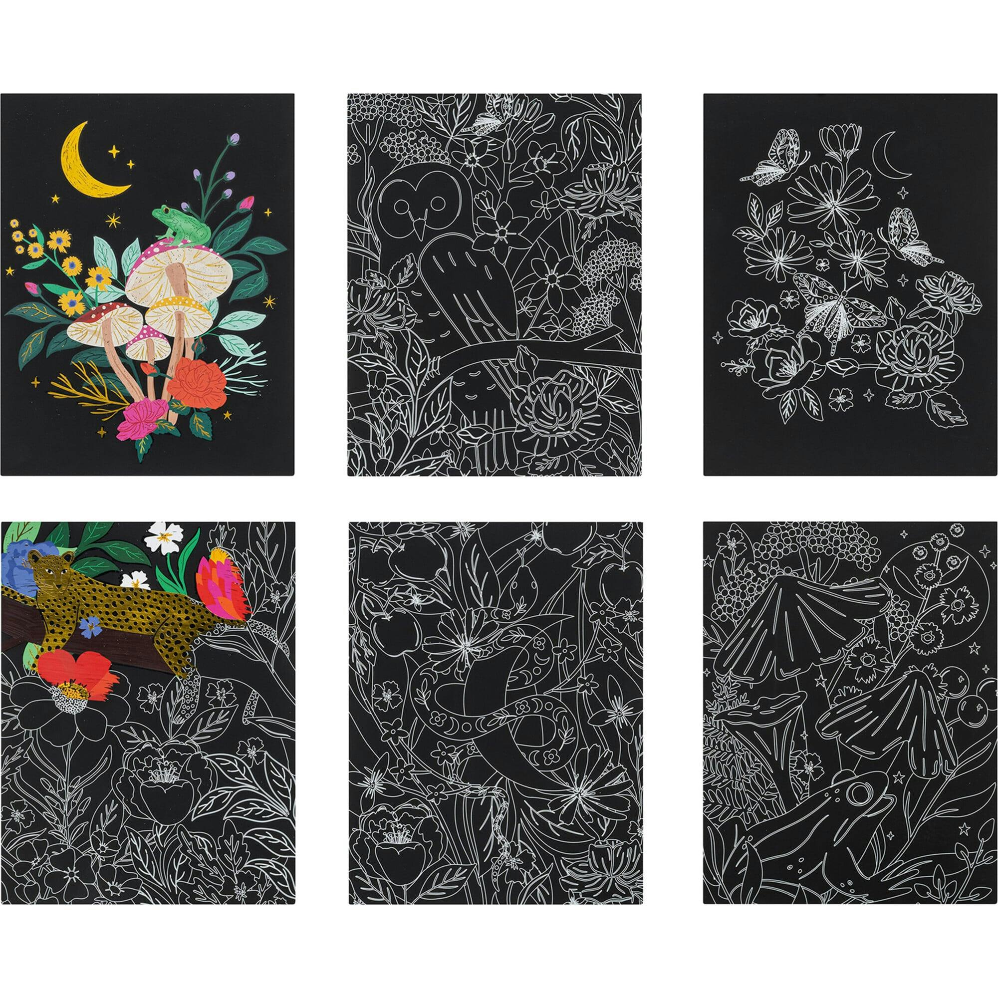 Scratch Art Kit: Mythical Animals