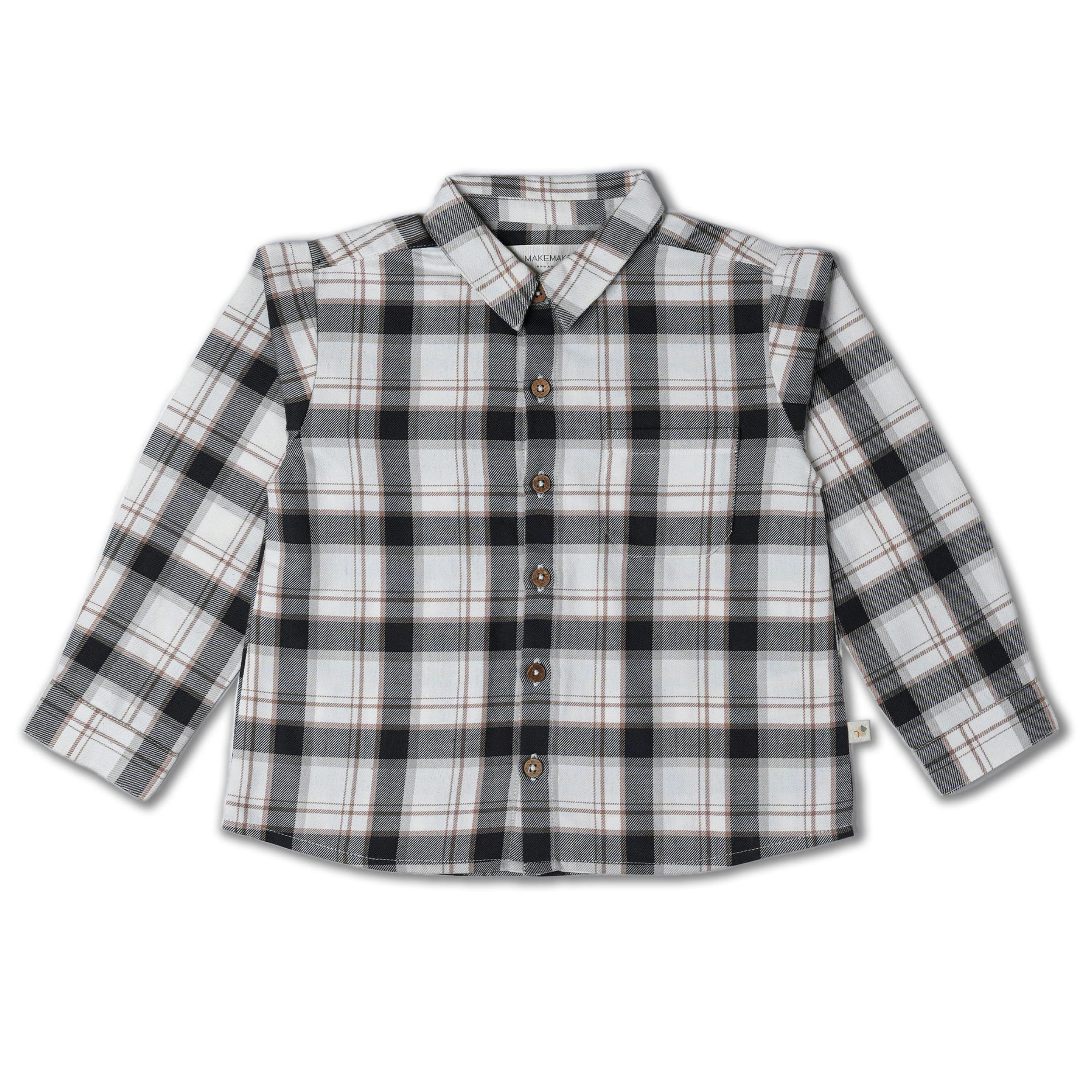 Organic Collared Long Sleeve Shirt