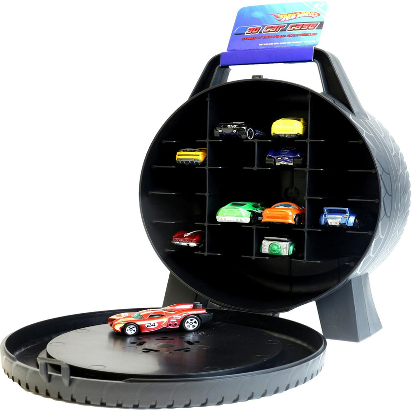 Hot Wheels 30-Car Storage Case With Easy Grip Carrying Handle