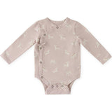 The Littles Long Sleeve Kimono One-Piece, Pink