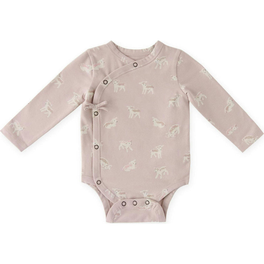 The Littles Long Sleeve Kimono One-Piece, Pink