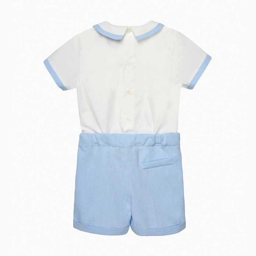 The Rupert Set in Pale Blue/White