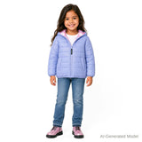 Reversible Color-Changing Puffer Jacket | Pink Bows