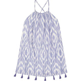 Mini Chantal Criss-Cross Sundress, Blue