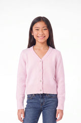 Gracie V-neck Cardigan Sweater - Pink