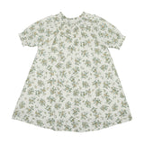 Smocked Floral Short Sleeve Dress