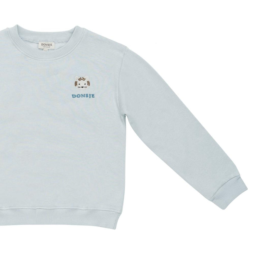 Muckie Sweater | White Tiger | Ice Blue