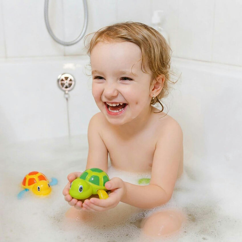 Bath Time: Wind-Up Turtles