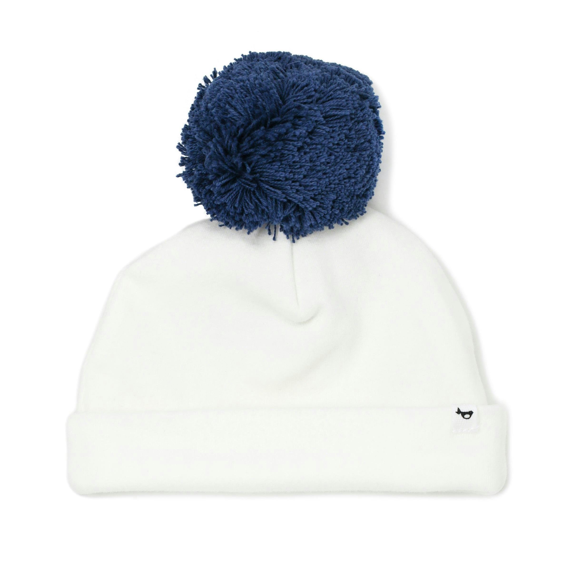 Denim Pom Hat