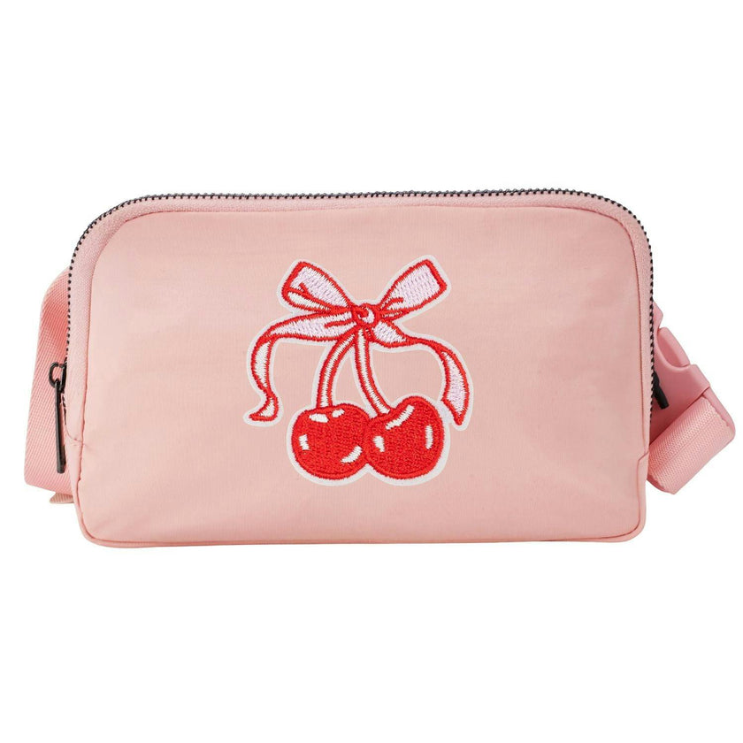Cherry Coquette Patch Belt Bag