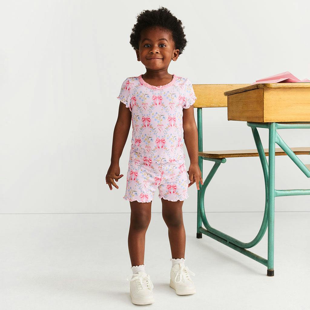 Harriet Lettuce Edge Top Short Set