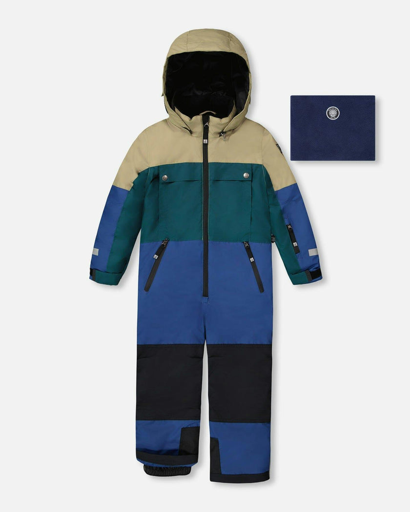 One-Piece Teknik Snowsuit Colorblocked