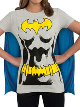 DC Comics Women's Batgirl Shirt, Mask and Cape