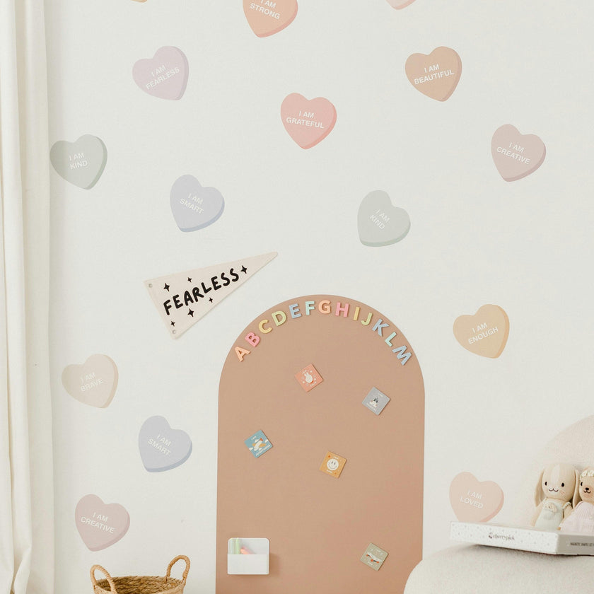 Peel & Stick Fabric Wall Stickers