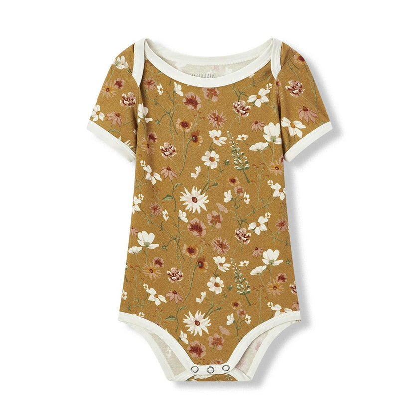 Wildflower Luxe Stretch Short Sleeve One Piece