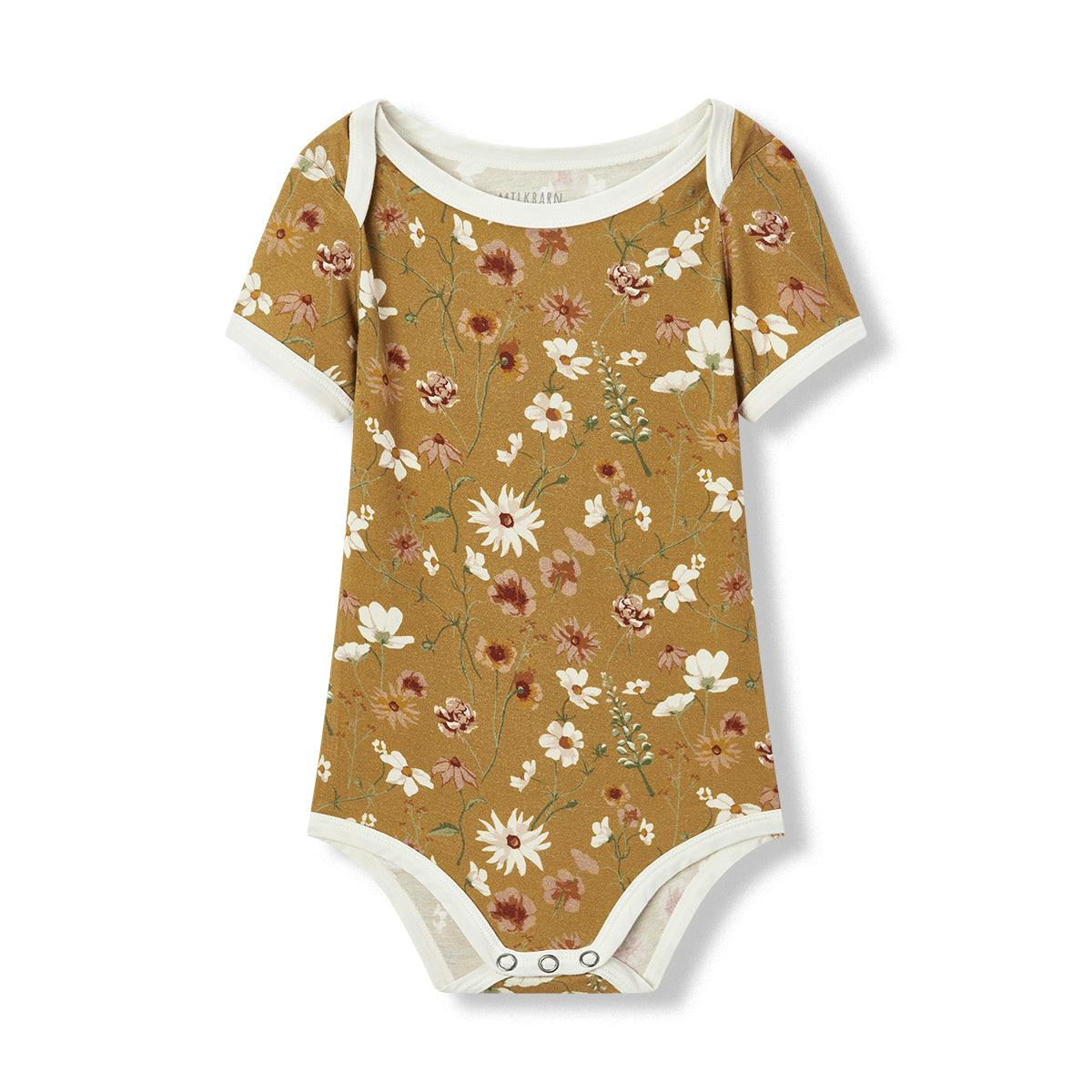 Wildflower Luxe Stretch Short Sleeve One Piece