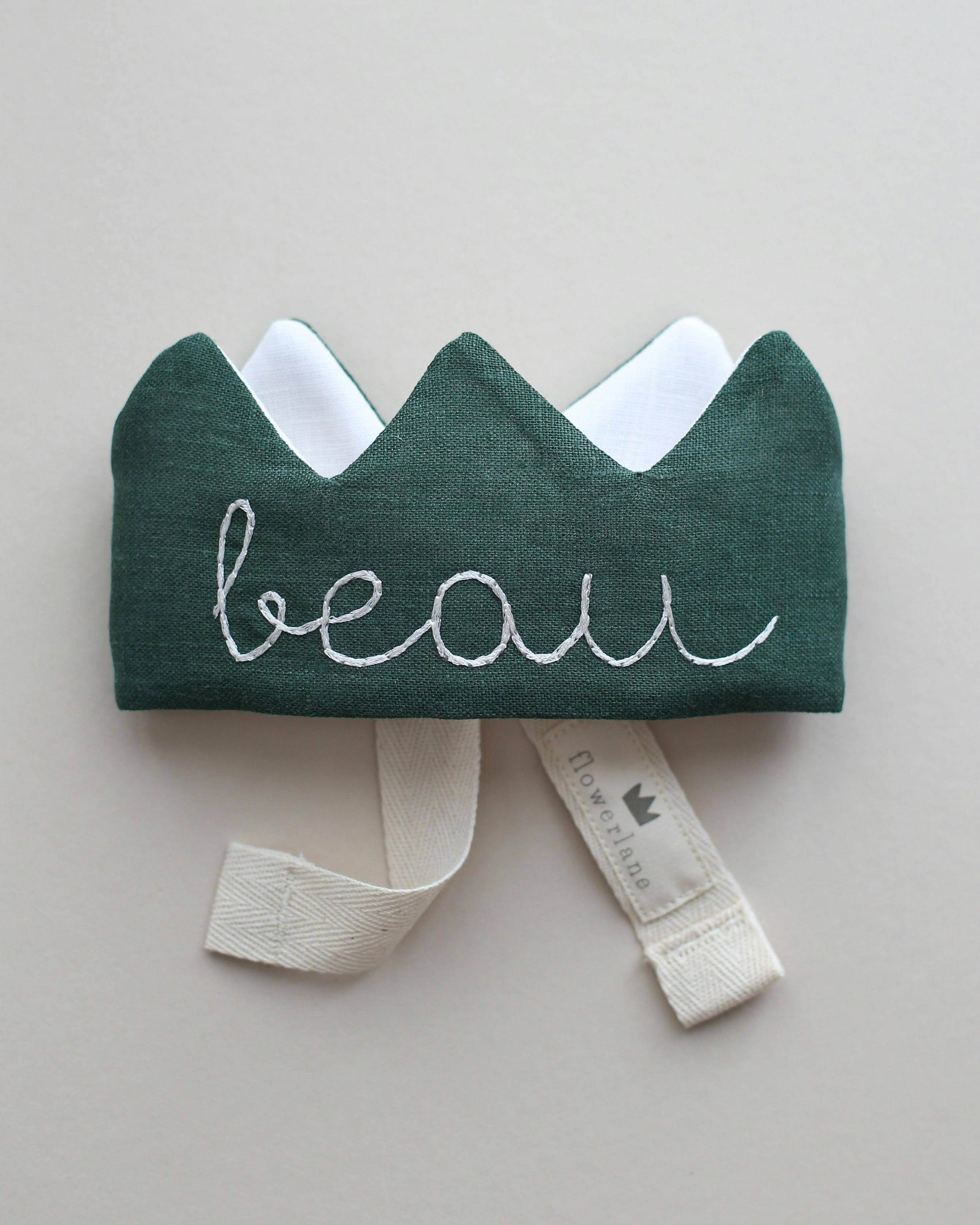 Green Custom Birthday Crown