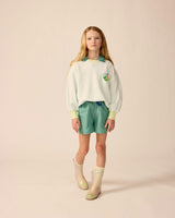 Organic Weekend Sweatshirt in Sky Blue