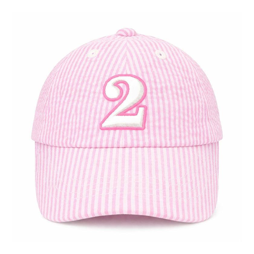 2nd Birthday Bow Baseball Hat (Baby/Toddler, Youth)