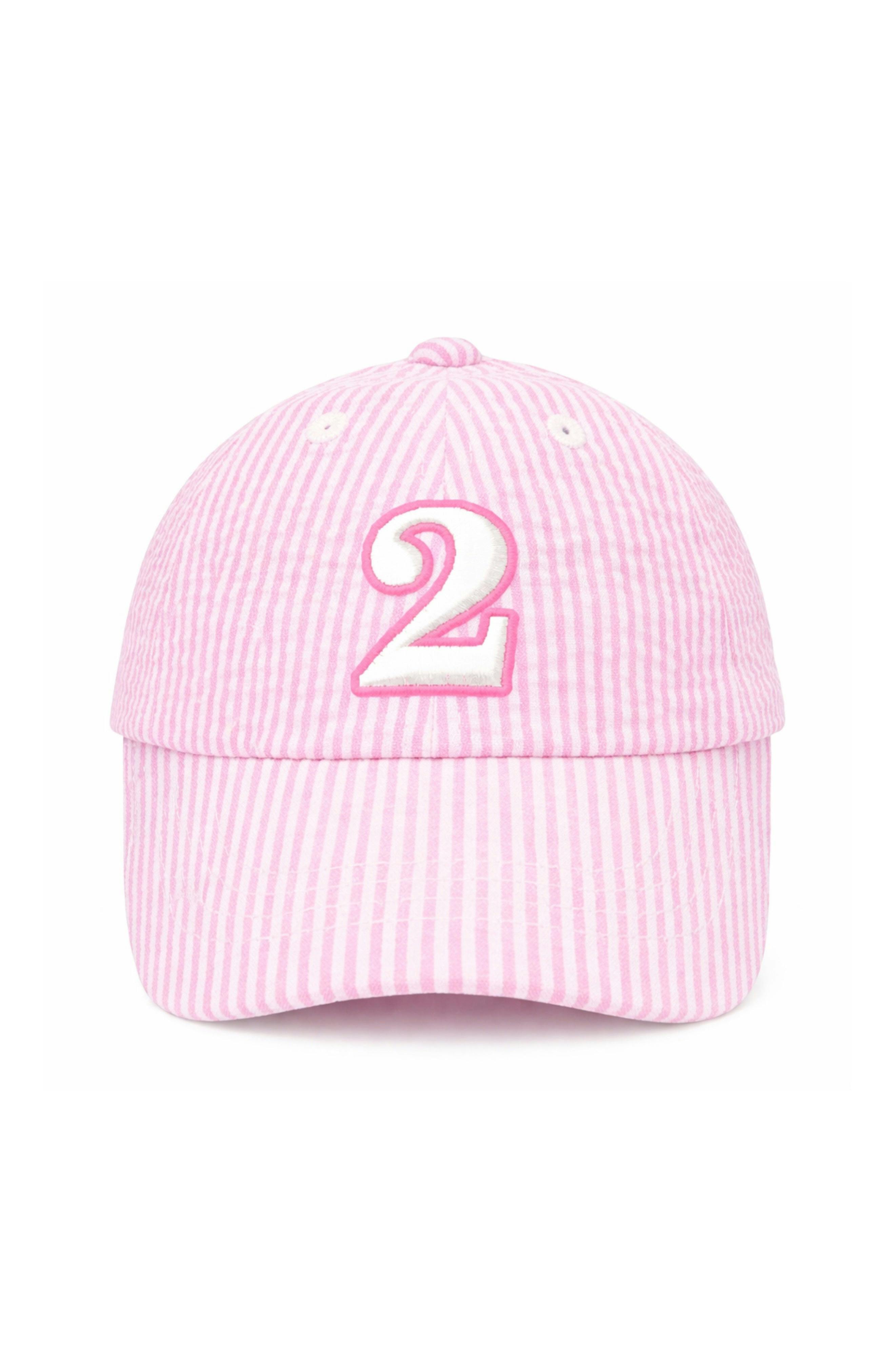 2nd Birthday Bow Baseball Hat (Baby/Toddler, Youth)