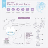 Electric Single Breast Pump: Blue