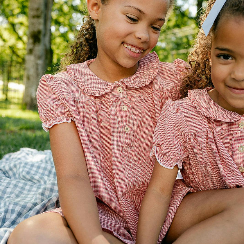 Libby Dress - Red Gingham