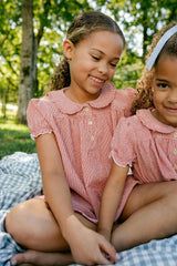 Libby Dress - Red Gingham