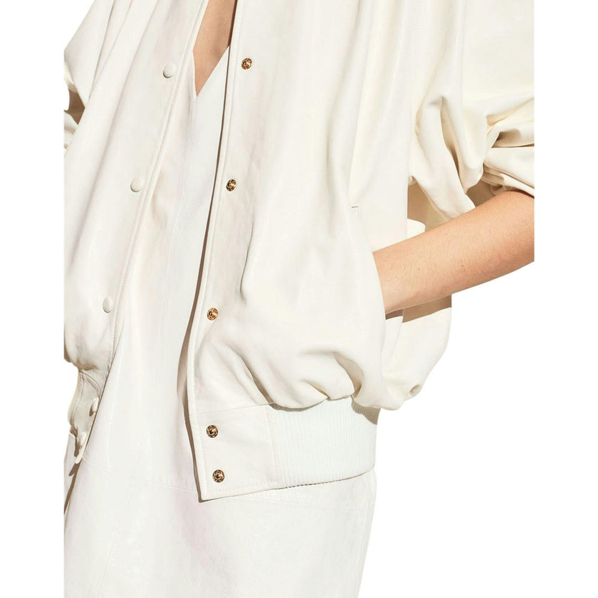 Downtown Leather Bomber Jacket