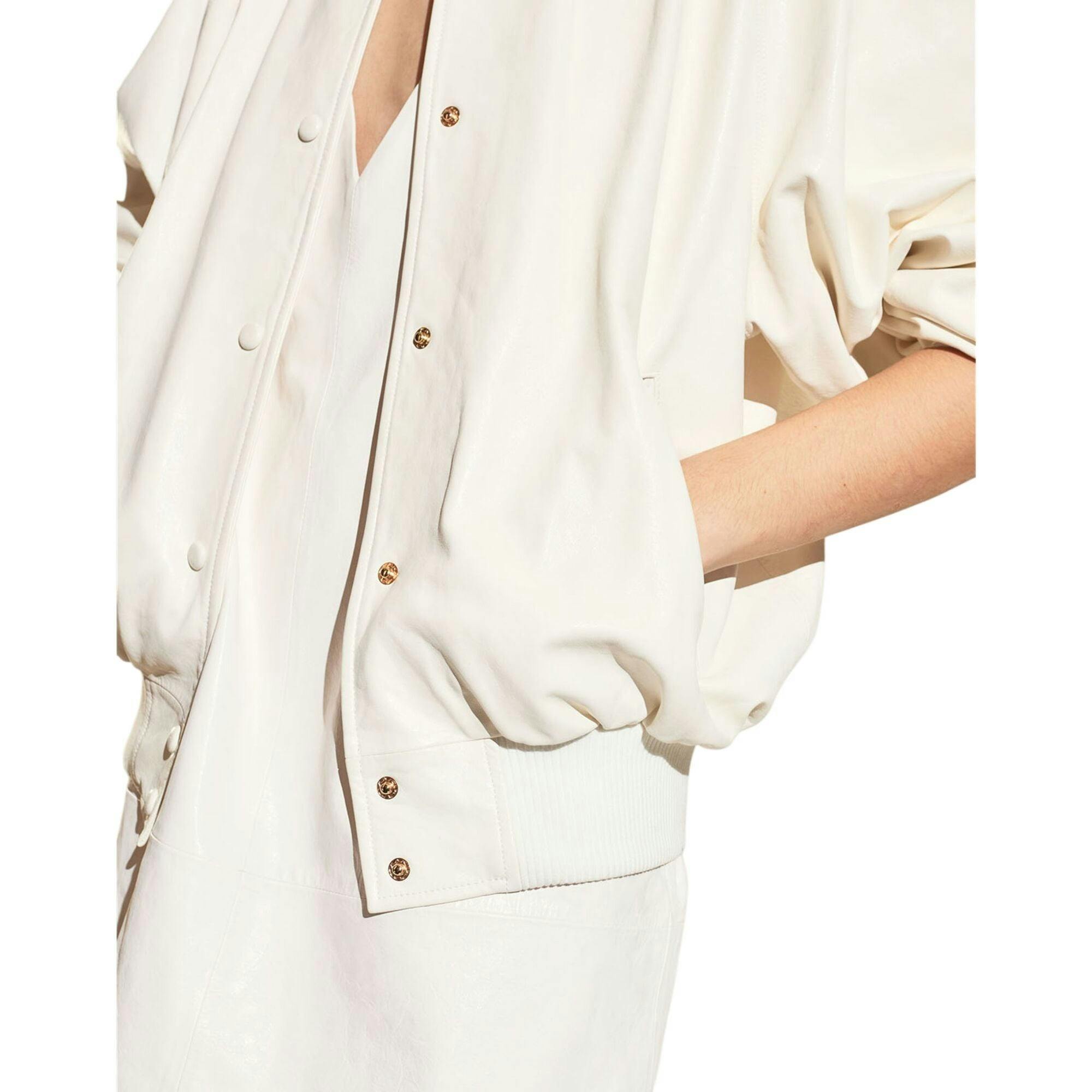 Downtown Leather Bomber Jacket