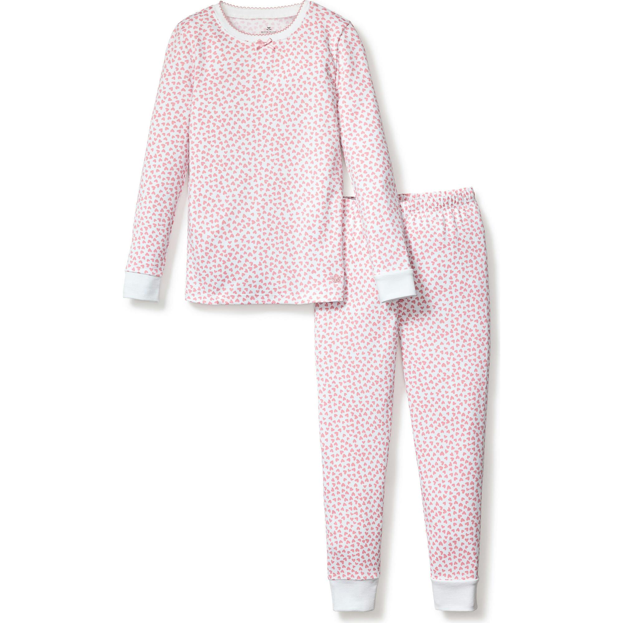 Kid's Pima Snug Fit Pajama Set in Sweethearts