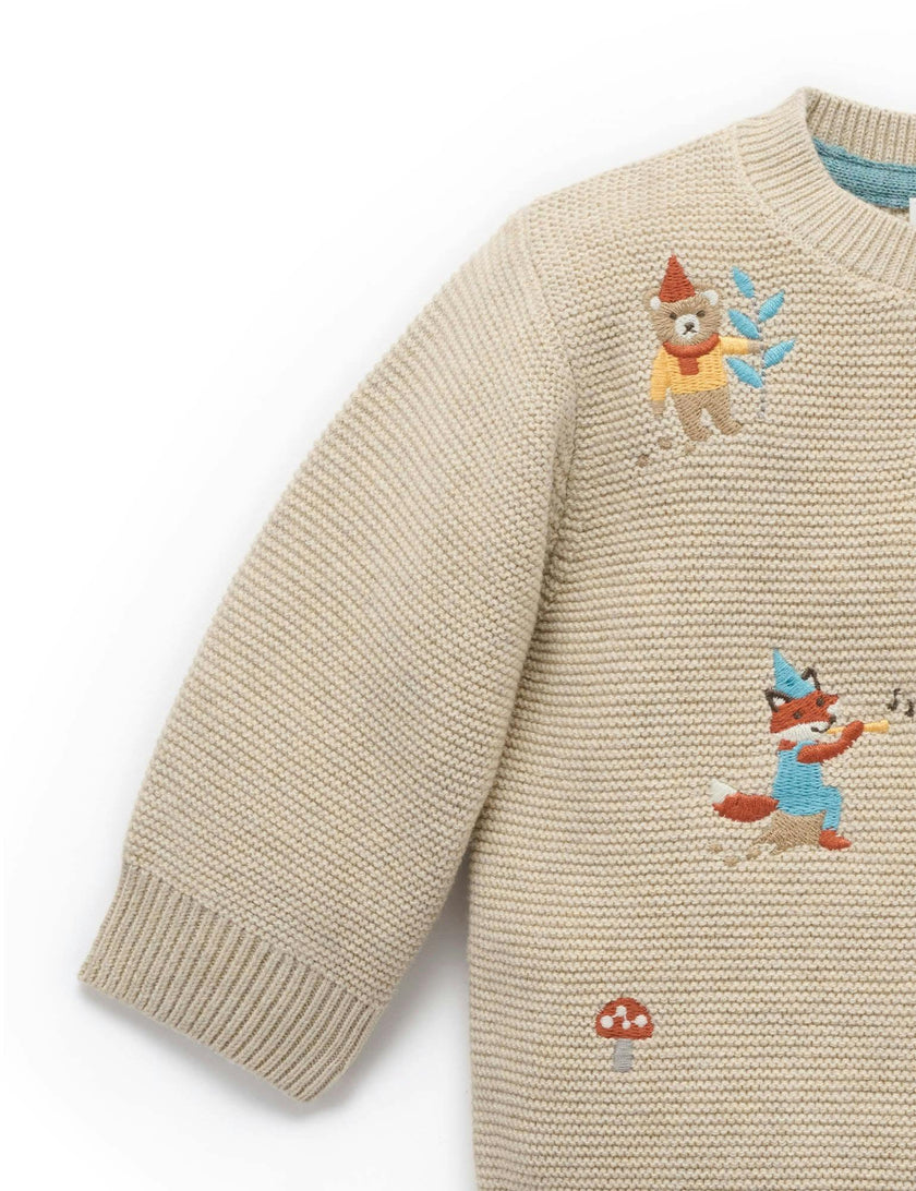 Woodland Jumper Oatmeal Melange
