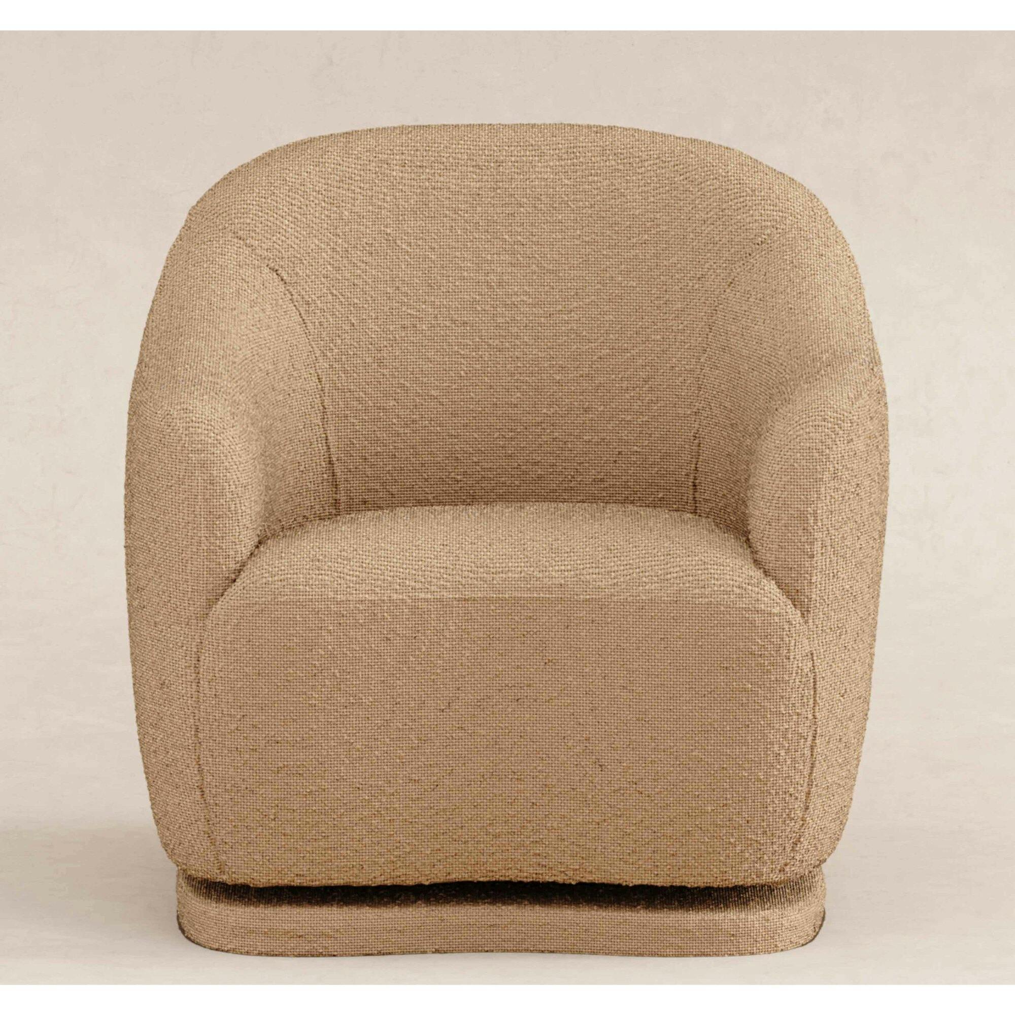 Foy Glider In Boucle In Sand Boucle