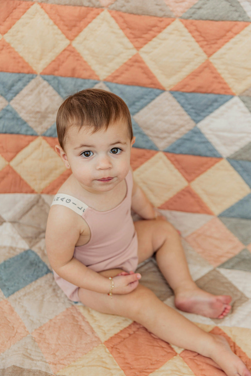 Fragile Snap Bottom Cotton Romper