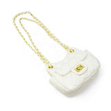 Girls Tiny Quilted Treasure Purse