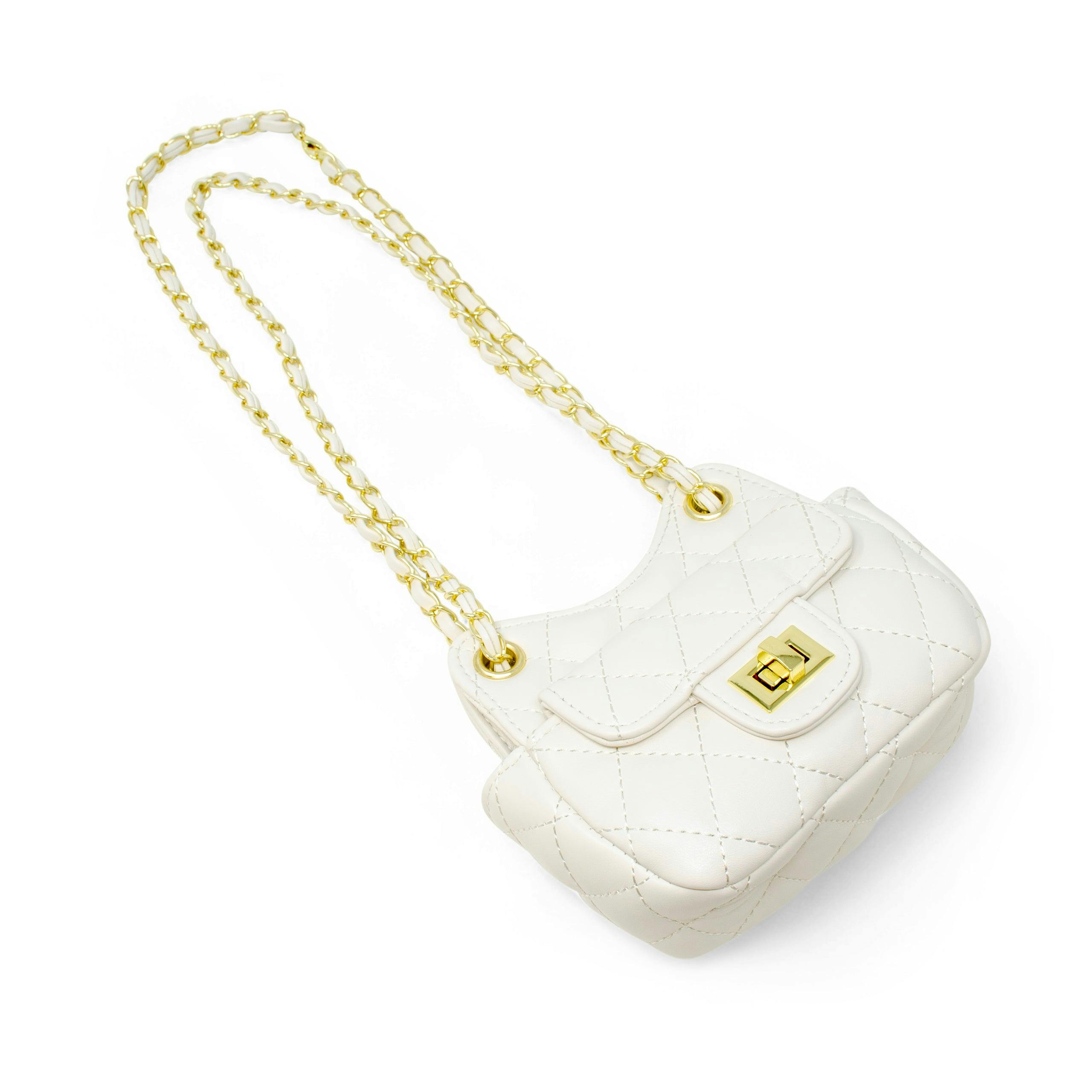 Girls Tiny Quilted Treasure Purse